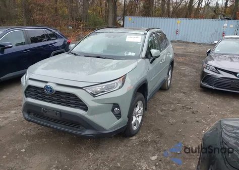 2020 Toyota Rav4 Hybrid Xle из США, поврежденный, VIN 2T3RWRFV7LW090308